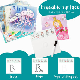 Ideal for ages 3 to 6 for home learning and play.