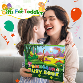 MDINGTD dinosaur busy book makes a thoughtful gift for birthdays and holidays.