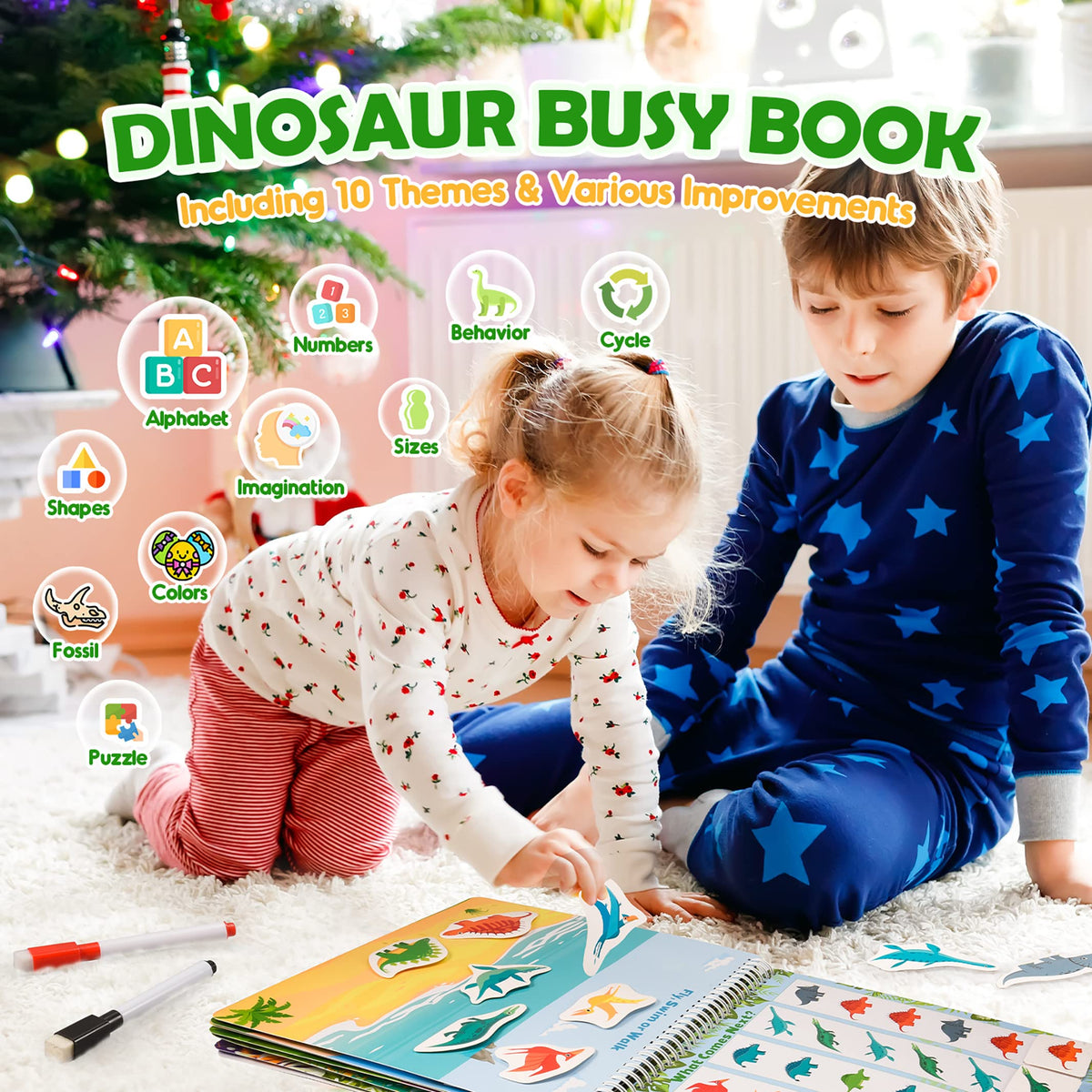 MDINGTD writing pages reveal dinosaur puzzles and writing practice for motor skills.