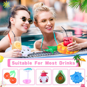 Meanplan red lips drink float keeps your drink within reach while you sunbathe.