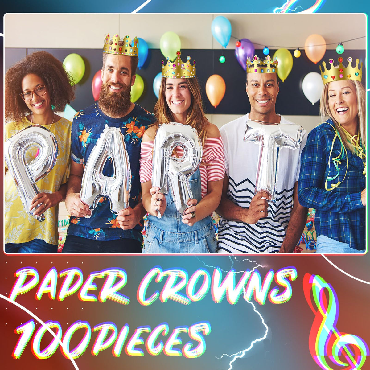 Meanplan kids crown crafts for creative birthday activities.