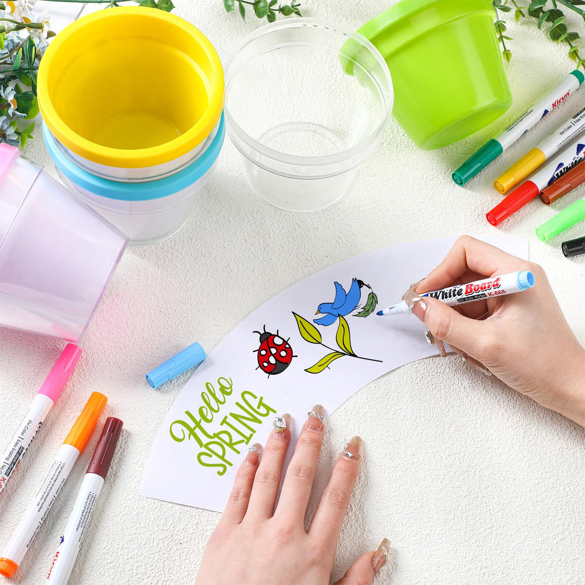 Meanplan 12-color marker pens for vibrant, long-lasting designs