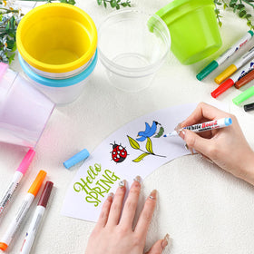 Meanplan 12-color marker pens for vibrant, long-lasting designs
