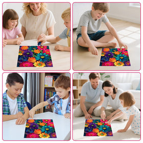 MEATRN puzzle snug interlocking promotes stable assembly without scatter.