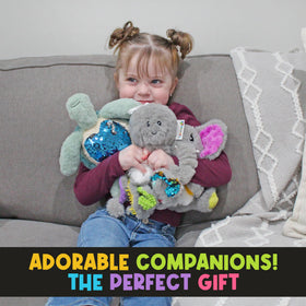 MEAVIA sensory plush gift set packaging designed for travel