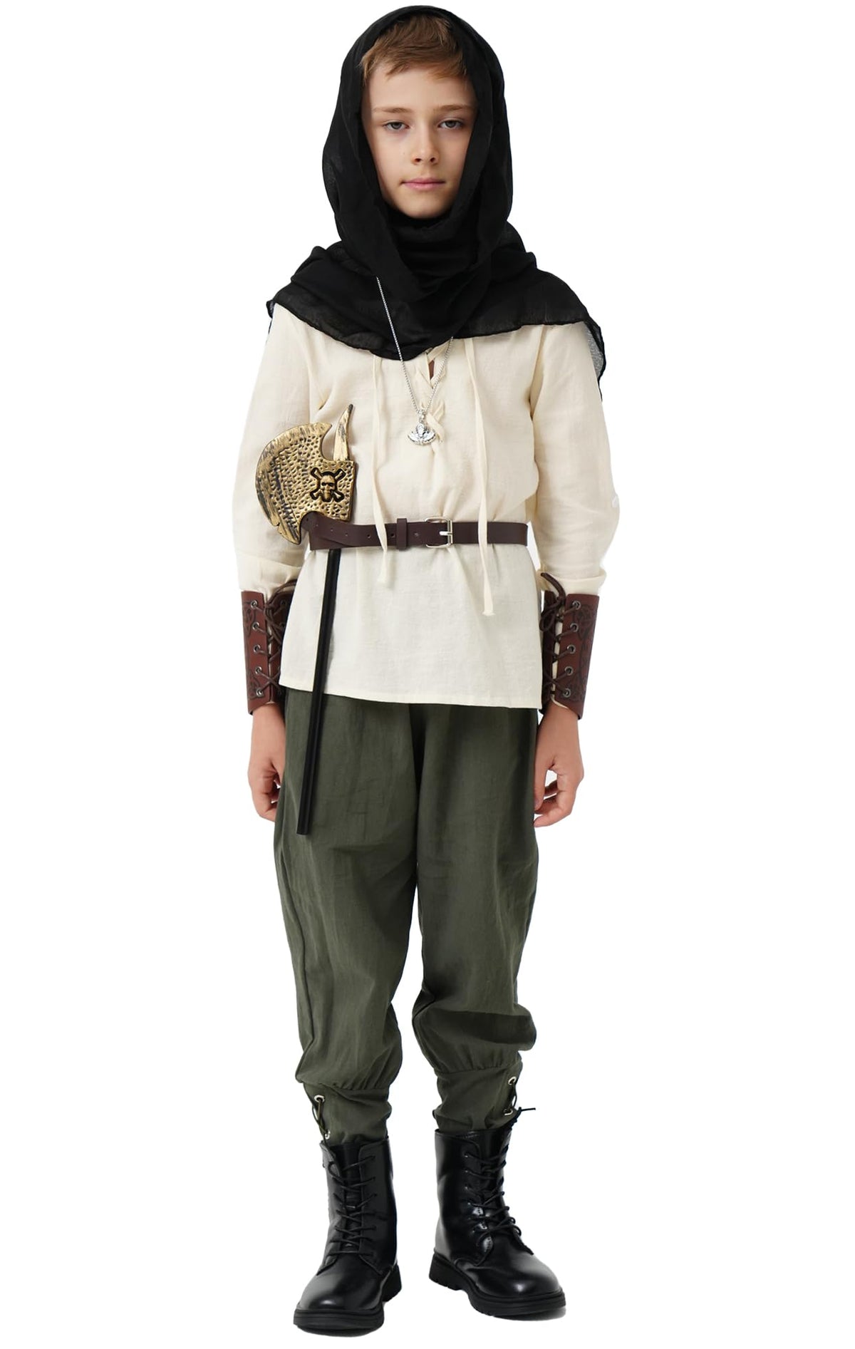 Mecamelon wristbands green, complete the medieval look for pretend adventures.