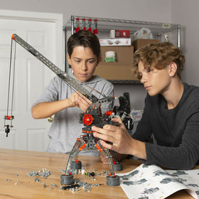 MECCANO real tools included for authentic building experience.