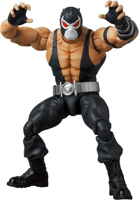 Medicom Bane MAFEX Knightfall detailed sculpt enhances display presence