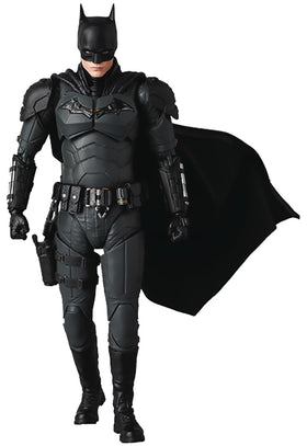 Medicom Batman MAFEX figure front view, film-accurate styling for display and photography.
