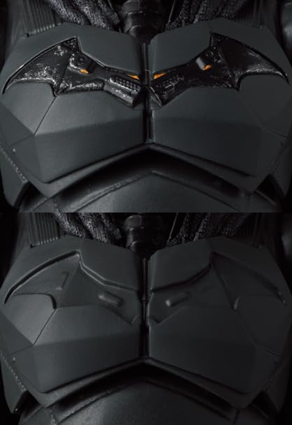 Medicom Batman MAFEX figure grappling hook and holster for authentic display.