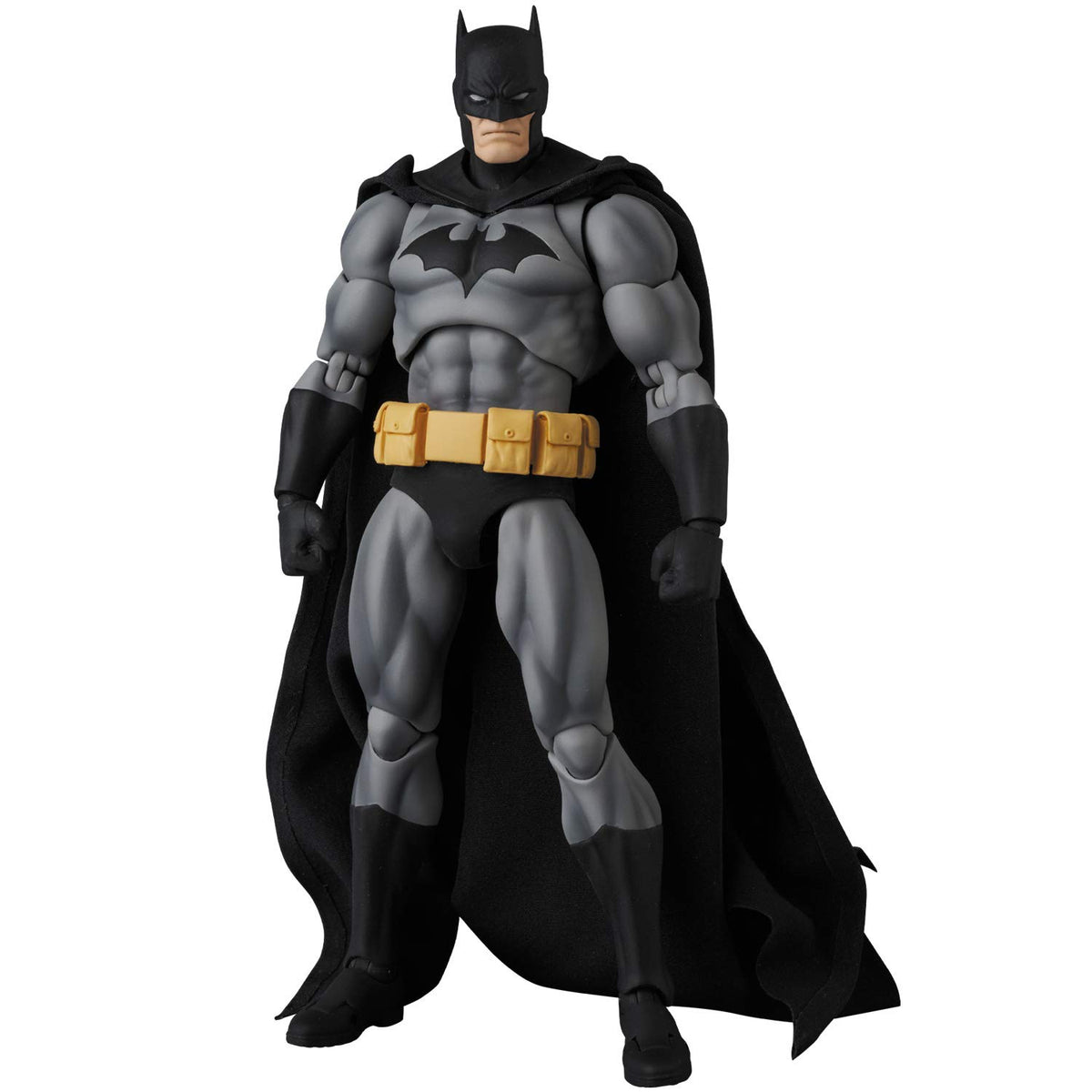 Medicom Batman Hush Black Version sculpted cape adds lifelike drape