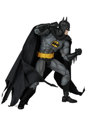 Medicom Mafex Knight Crusader Batman Black Version packaging and presentation.