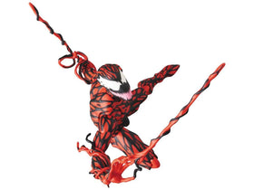 Medicom Mafex Carnage Comic Ver. 160mm action stance for dynamic display and photography.