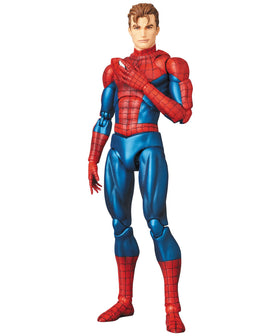 Medicom MAFEX No.075 Spider-Man Peter Parker face parts provide authentic character detail