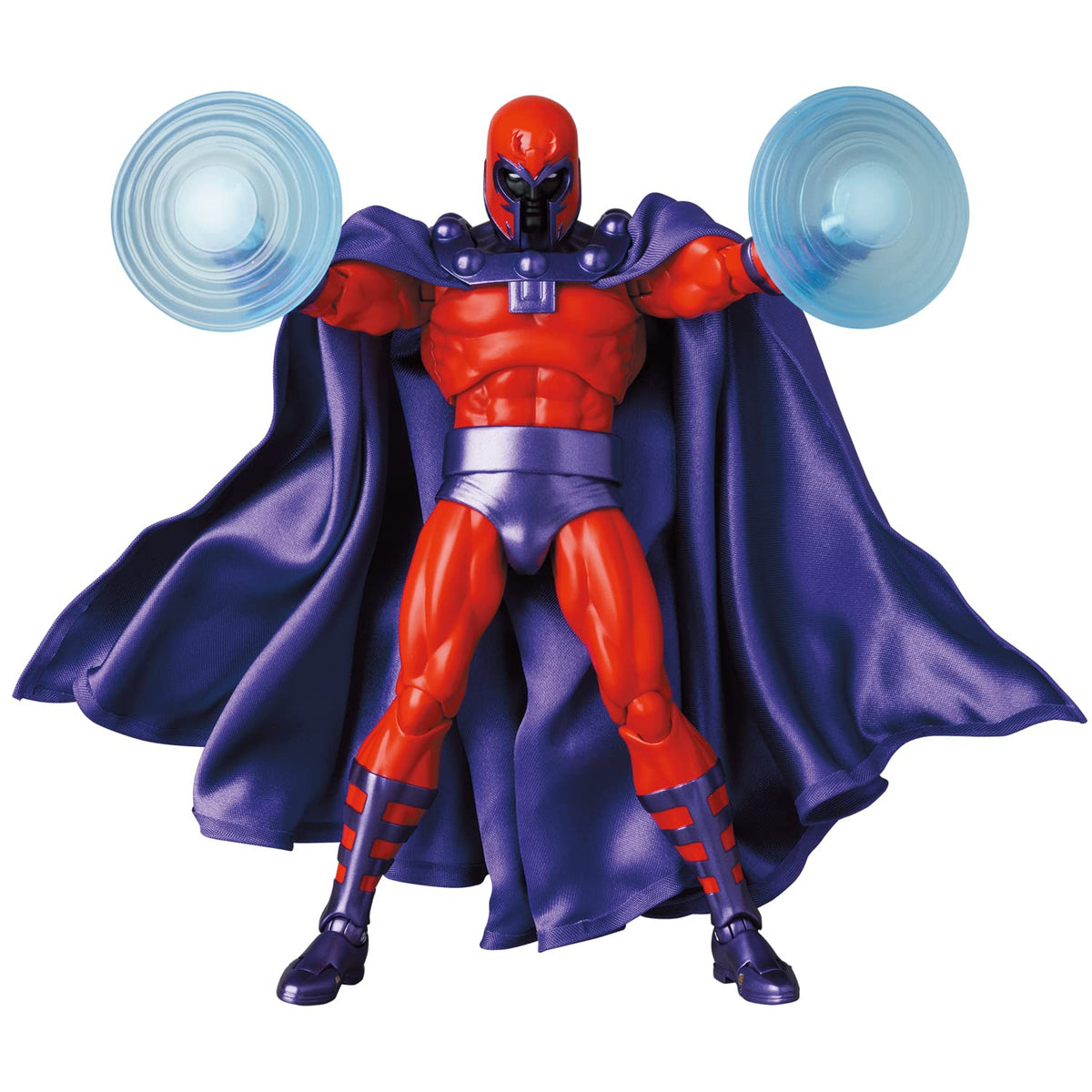 Medicom Mafex No.179 Magnito comic ver stand, secure posing for display.