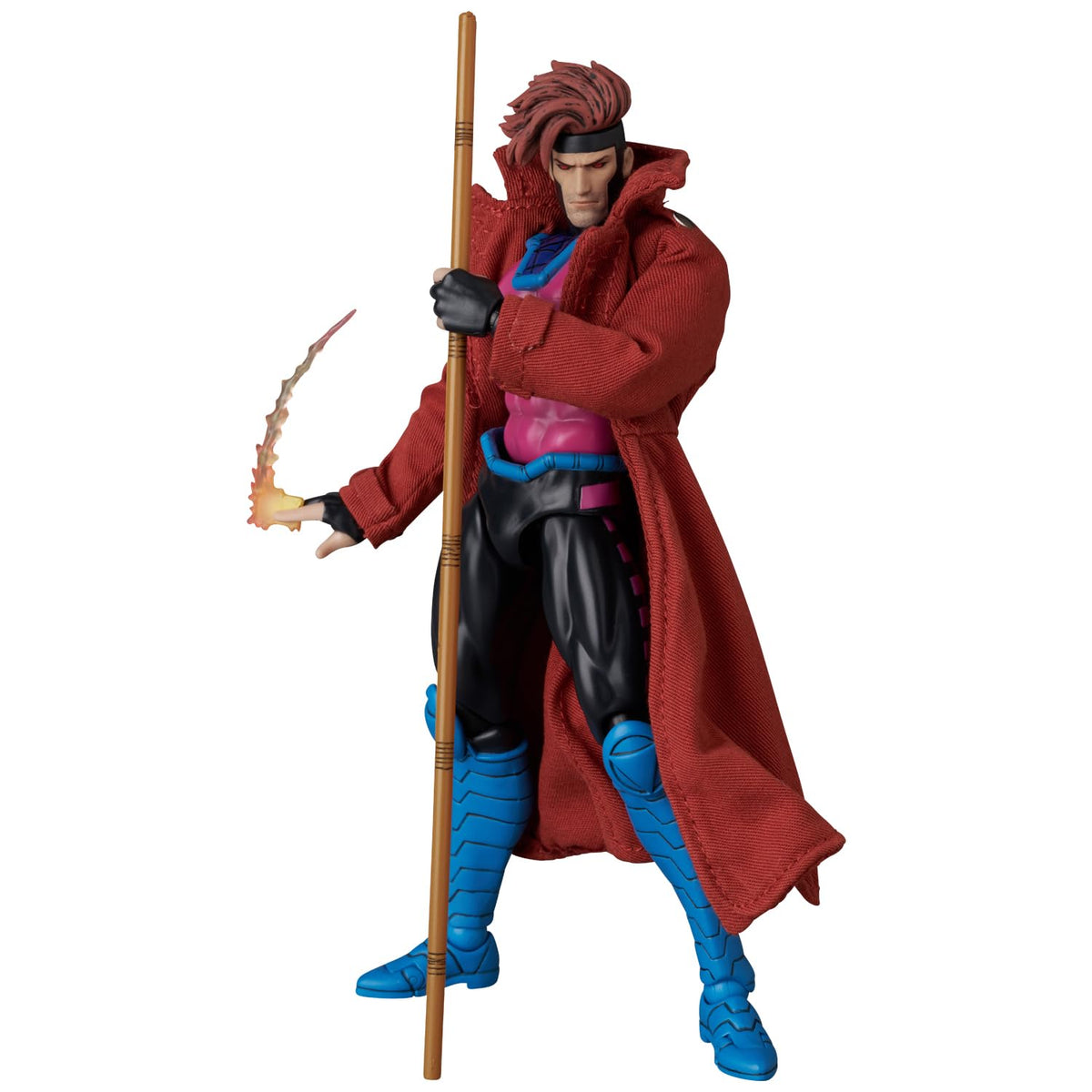 MEDICOM MAFEX Gambit Variant face expressions for dynamic posing