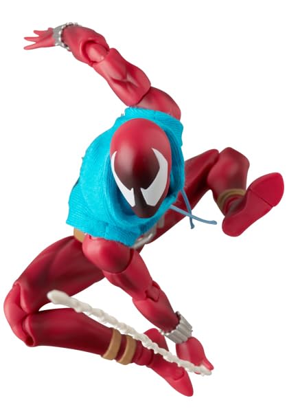 Medicom MAFEX Scarlet Spider Ver. 2.0 expressive display options for collectors