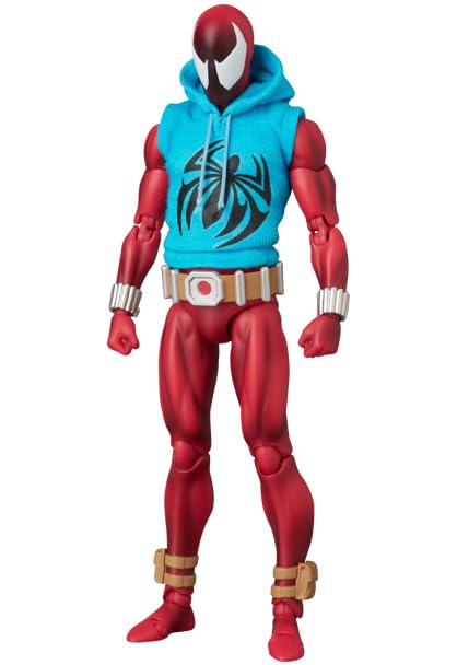 Medicom MAFEX Scarlet Spider Ver. 2.0 web parts enable dynamic action scenes