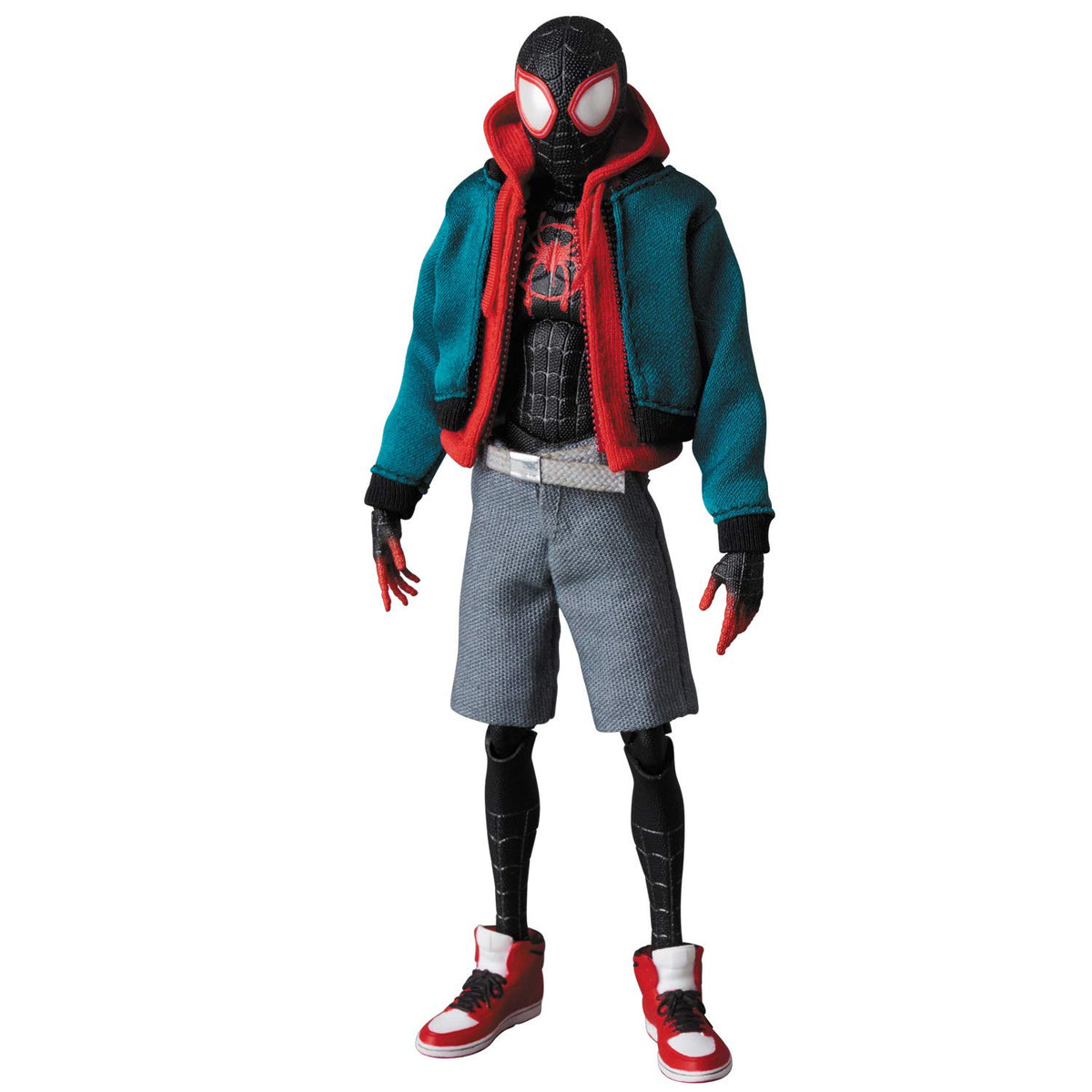 Medicom MAFEX Miles Morales expression options suit multiple scenes.