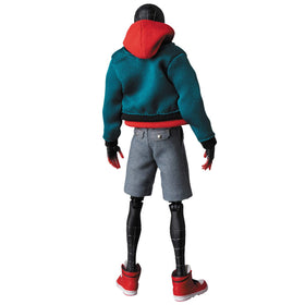 Medicom MAFEX Miles Morales head parts enabling expressive facial expressions.