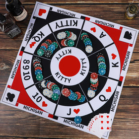 Medikaison Tripoley game set with chips and cards ready for action