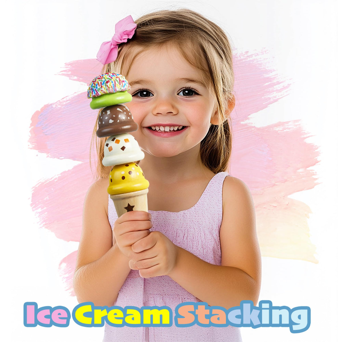 Medoga ice cream cones for realistic serving during pretend shop