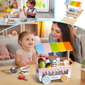 Medoga menu and display stand to organize orders and showcase treats