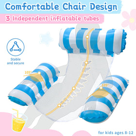 Close-up of the three-tube design showing added stability for 8–12 year olds.