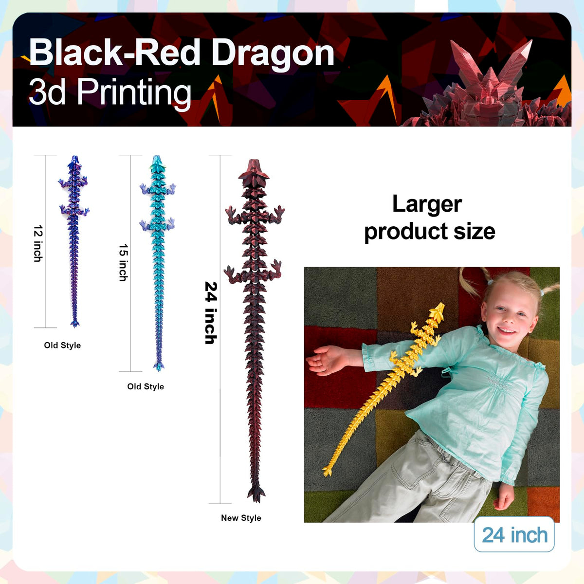 Meet Gladness crystal dragon with shimmering finish for standout decor.