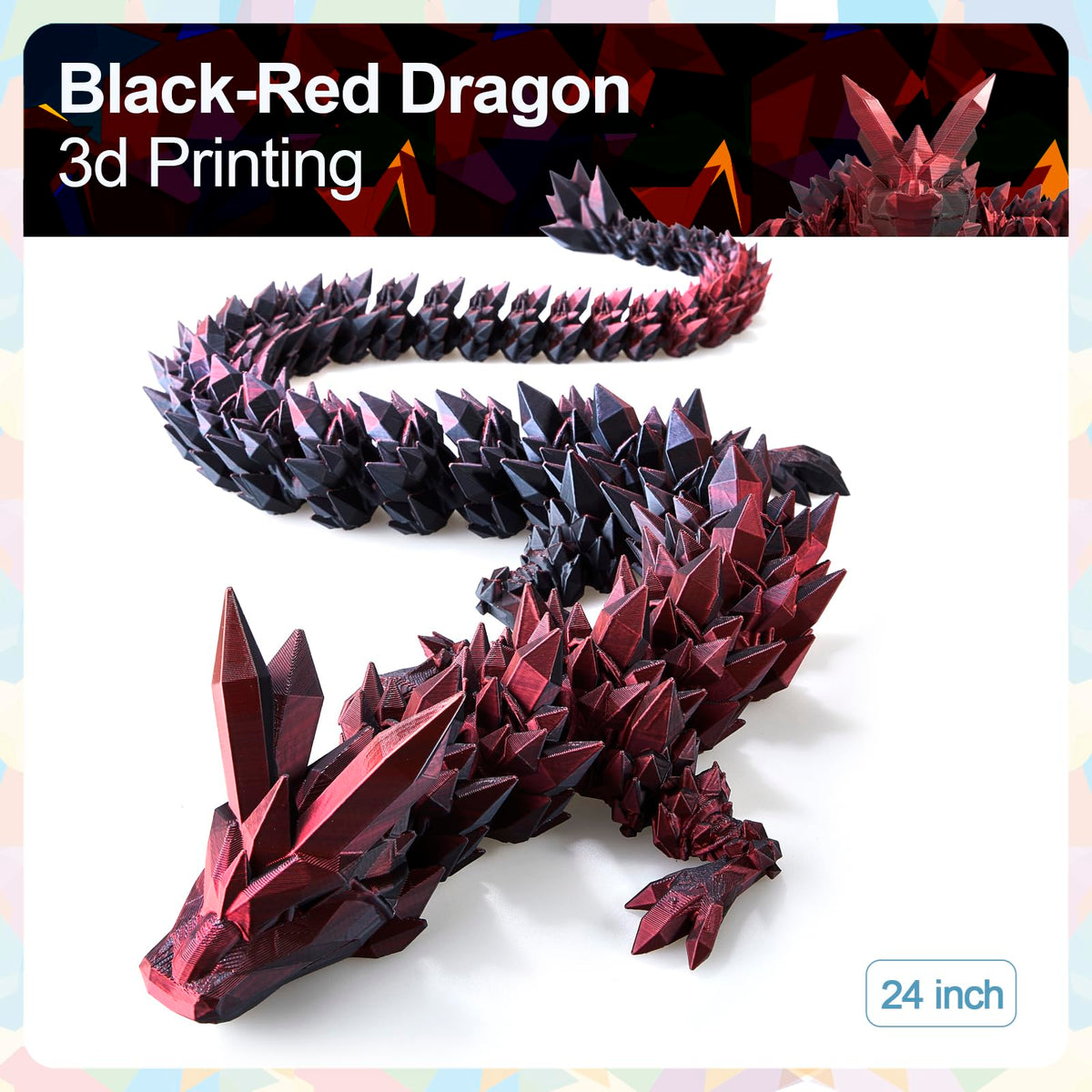 Meet Gladness giant 3D dragon, ideal display for home or office.