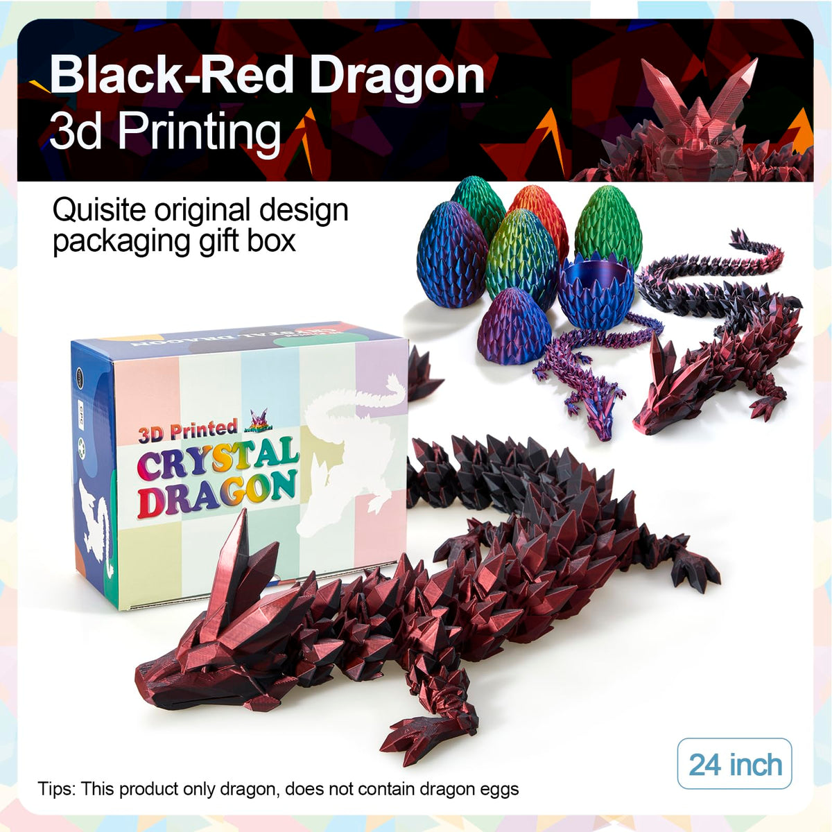 Meet Gladness rainbow-finish dragon, perfect for collectors and gifting ideas.