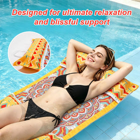 Meetinext 2-Pack pool hammock float designed for adults with comfortable sizing