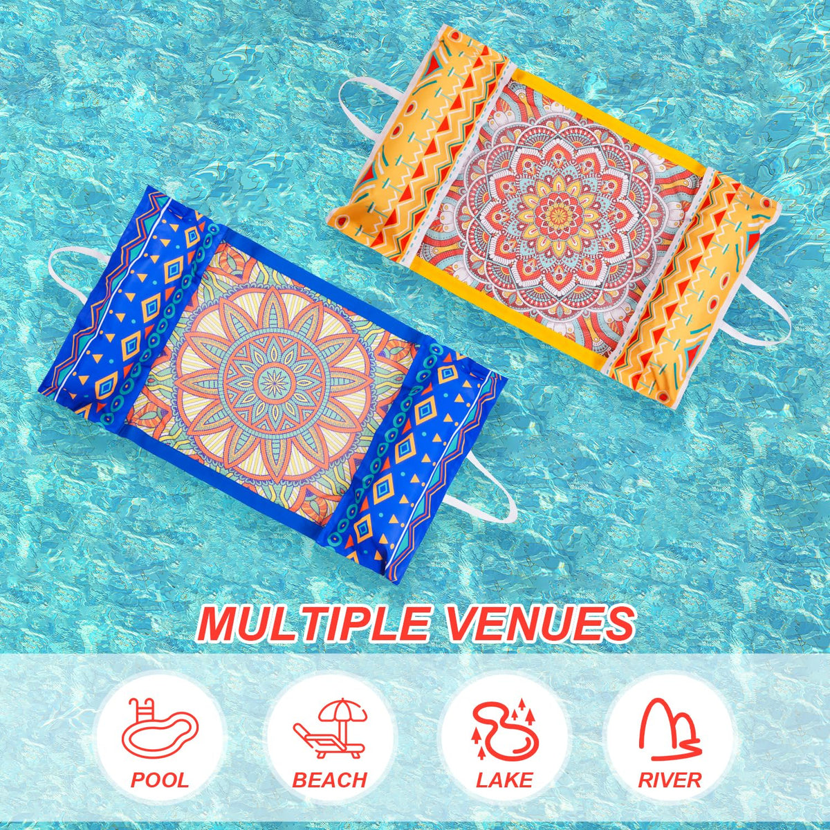 Meetinext 2-Pack versatile float for pool, lake, and beach activities