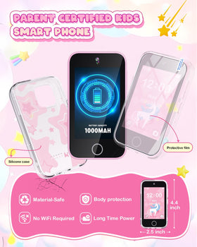 Meetrye Kids Smart Phone 1000mAh battery for longer play sessions