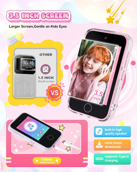 Meetrye Kids Smart Phone screen protector keeps the display safe