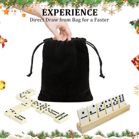 MeetYr Life travel case keeps the domino set portable for trips.