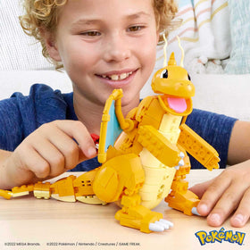Mega Bloks Dragonite build instructions guide kids through the assembly