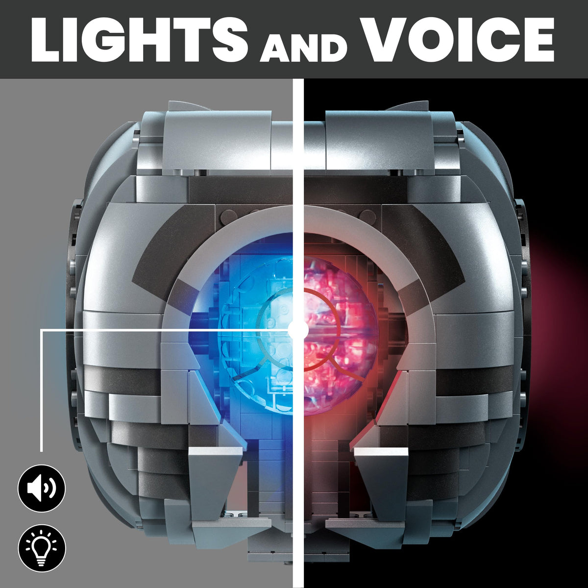 Mega Bloks Halo detailed build with authentic Halo details for display-worthy recreation.