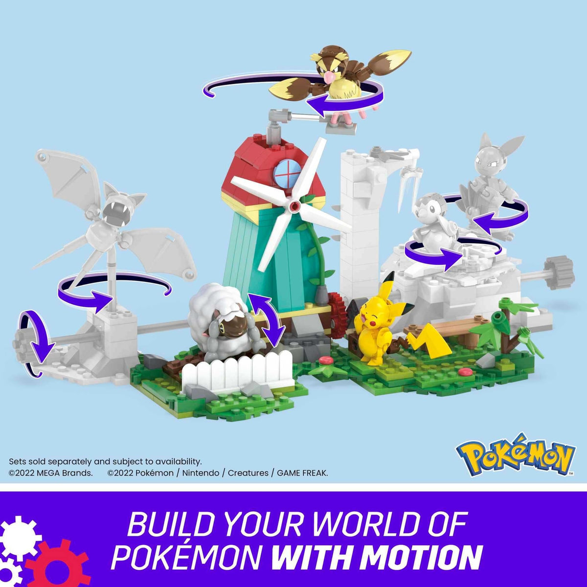 Mega Bloks Pokemon adventure kit officially licensed by The Pokemon Company International.