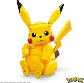 Mega Bloks Pikachu articulated limbs enable poseable action scenes.