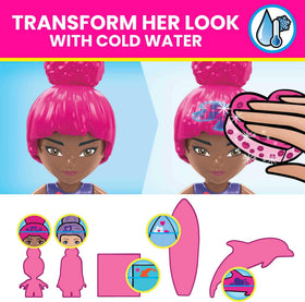 Boat-building and hoops encourage exploration and pretend training with dolphins.
