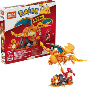 Mega Brands Charizard poseable figure for imaginative battles and display.