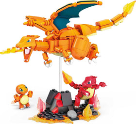 Mega Brands Charmander poseable figure ready for imaginative battles and display.