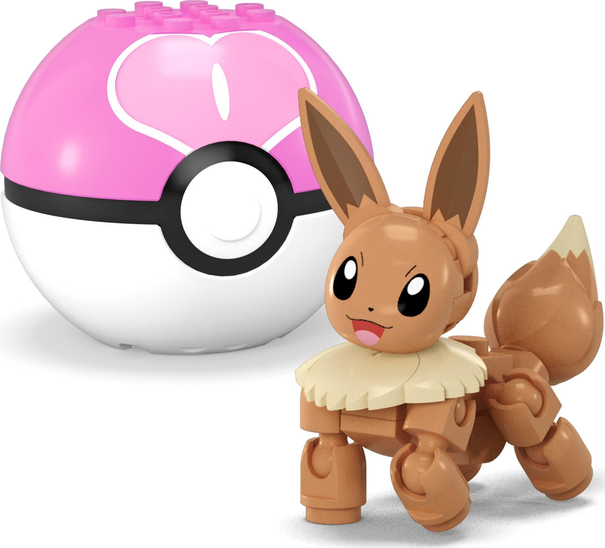 Mega Brands parts compatible with other Pokémon sets for expanded play.