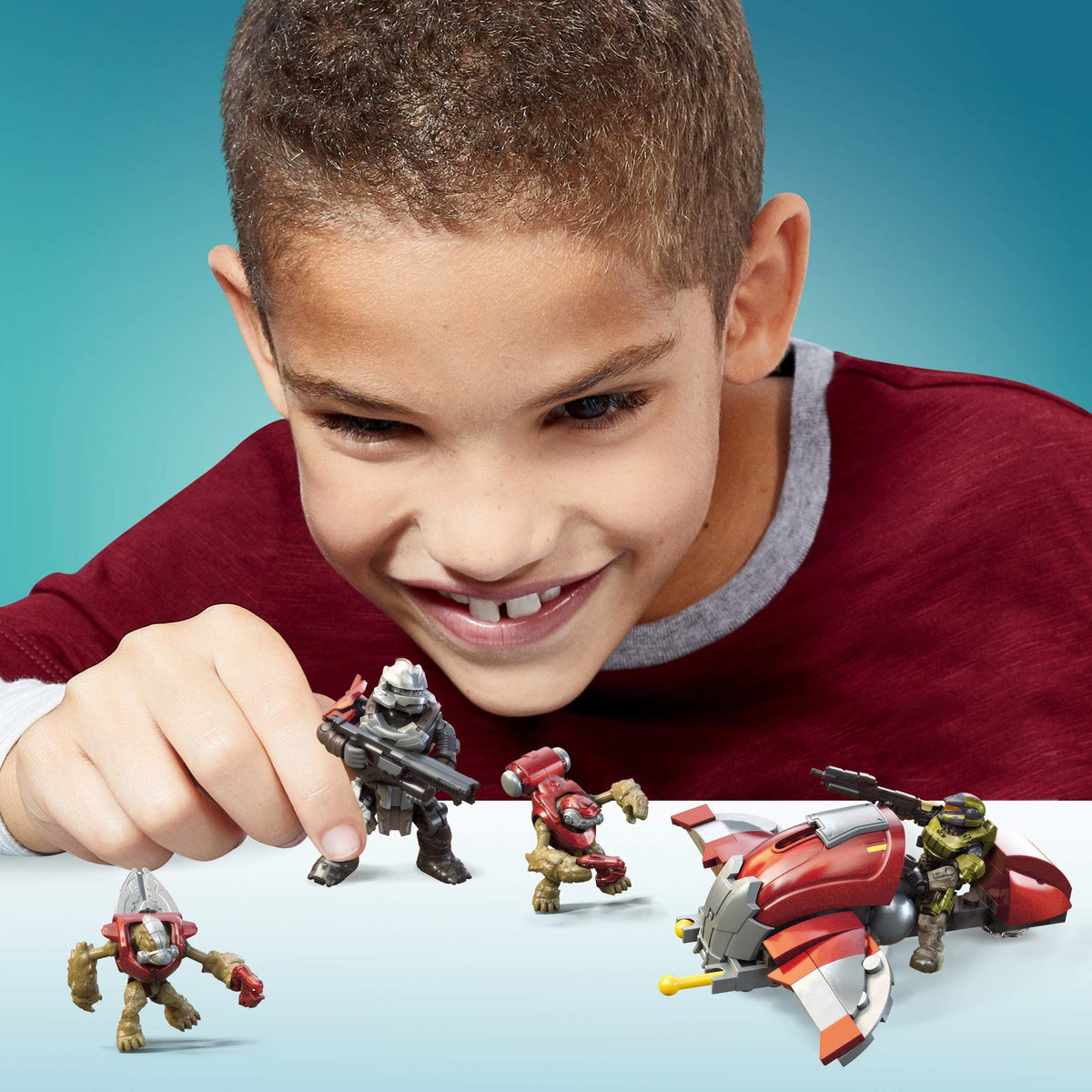 Mega Construx Halo Hijacked Banished turret ready for action play.