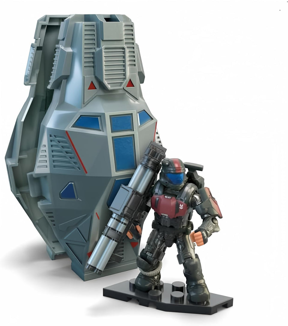 Mega Brands Halo ODST Mickey Crespo action figure with detailed articulation for dynamic posing and display