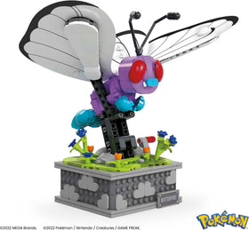 MEGA Pokémon multilingual name plates personalize your Butterfree display