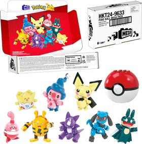 Mega Brands MEGA Pokemon Trainer 8-Pack Toxel figure for dynamic poseable builds