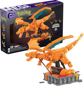 Mega Brands Motion Charizard crank movement for action-ready display