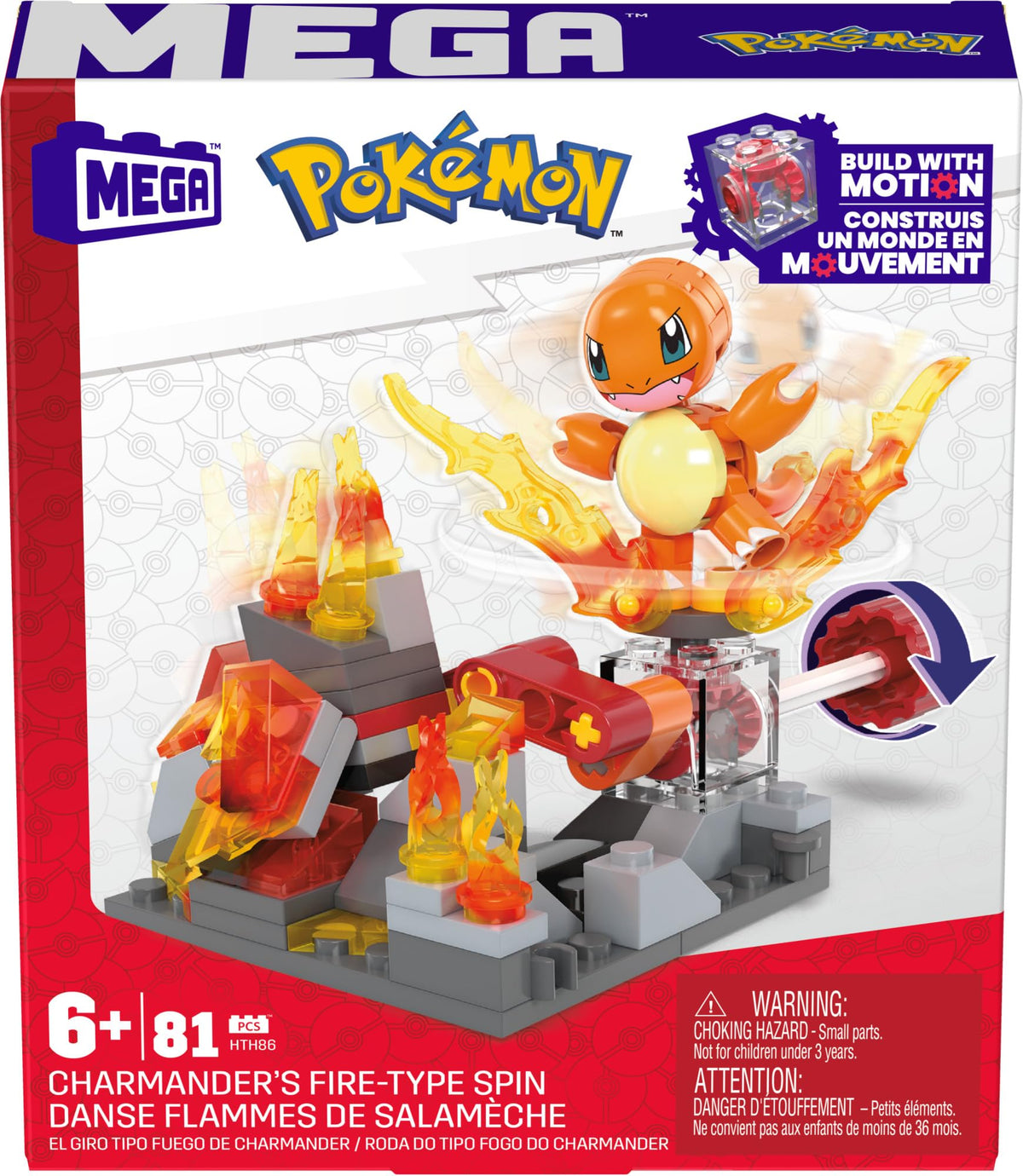 Officially licensed Mega Brands Charmander set confirms Pokemon authenticity